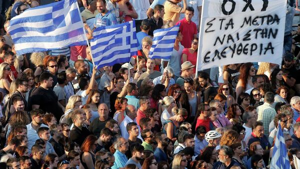 Gregos disseram não às propostas dos credores para um novo pacote de ajuda financeira em troca de mais austeridade - Sputnik Brasil