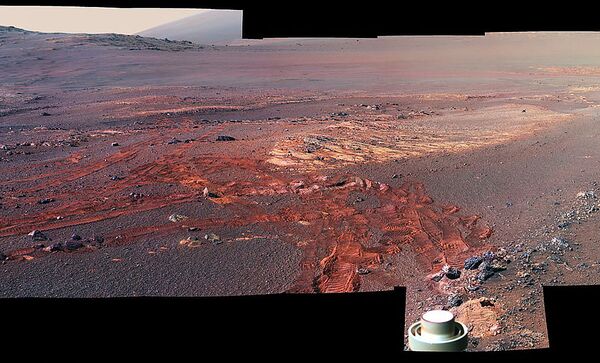 NASA divulga FOTOS do último panorama de Marte enviado pelo rover 'perdido' Opportunity - Sputnik Brasil