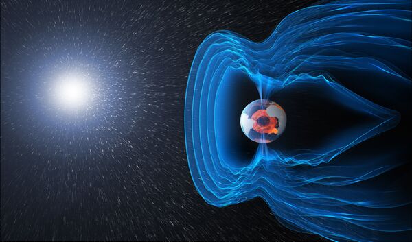 Telescópio revela campo magnético mais forte já detectado no Universo Telescópio revela campo magnético mais forte já detectado no Universo - Sputnik Brasil