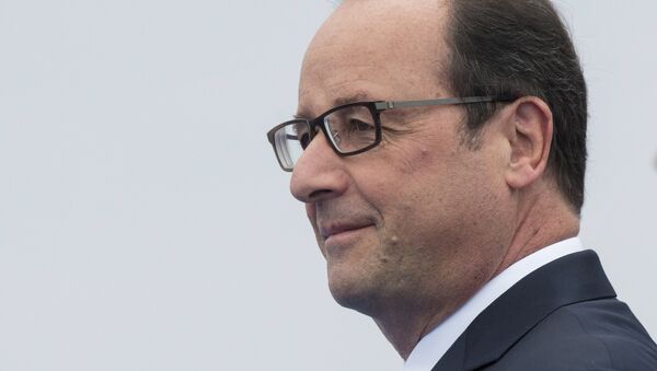 François Hollande, presidente da França - Sputnik Brasil
