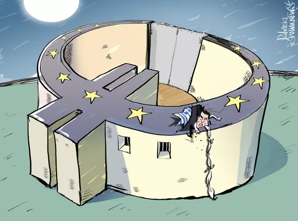 Grécia tenta escapar da 'prisão' europeia Grécia tenta escapar da 'prisão' europeia - Sputnik Brasil