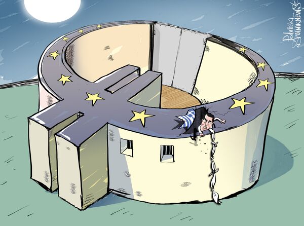 Grécia tenta escapar da 'prisão' europeia - Sputnik Brasil