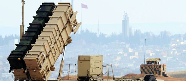 Lança-mísseis Patriot na base turca de Gaziantep - Sputnik Brasil