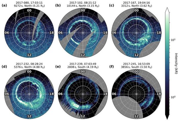 Sonda Cassini da NASA capta FOTOS impressionantes de auroras em Saturno - Sputnik Brasil