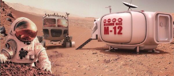 Um habitat autoinstalável pode salvar às tripulações tempo precioso na instalação de alojamento em locais tão distantes como Marte. - Sputnik Brasil