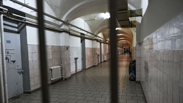 Corredor da prisão de Butyrka localizadas na região de Moscou, Rússia - Sputnik Brasil