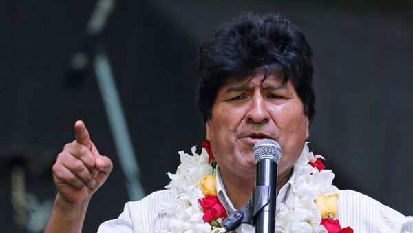 Ex-presidente da Bolívia Evo Morales participa de ato em Buenos Aires - Sputnik Brasil