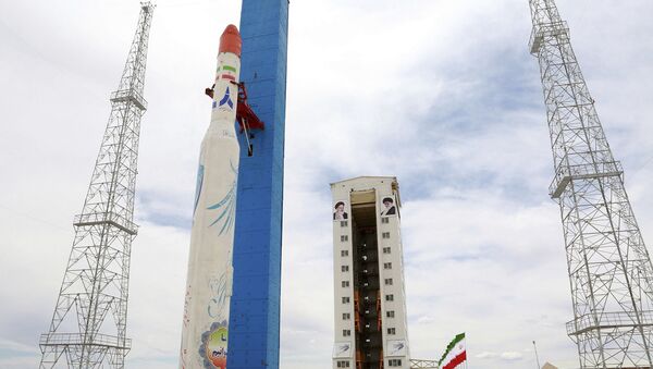 Foto de base de lançamento de satélites, no Centro Espacial Nacional Khomeini, no Irã (foto de arquivo) - Sputnik Brasil