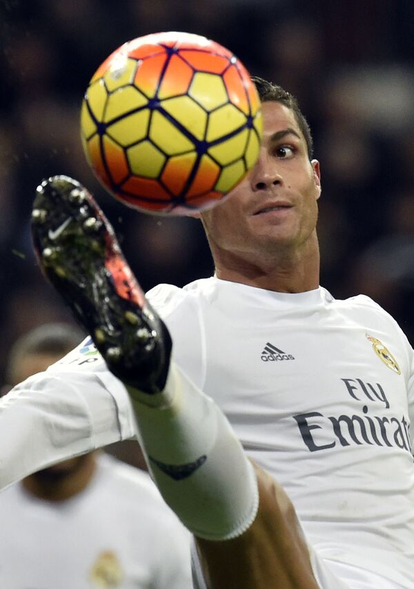 Cristiano Ronaldo durante a partida entre Real Madrid e RC Desportivo La Coruna, em 2016 - Sputnik Brasil