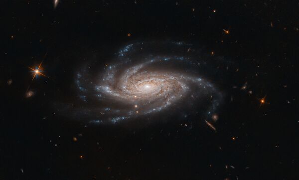 Telescópio da NASA tira FOTO fantasmagórica de galáxia espiral com 'braços abertos' Telescópio da NASA tira FOTO fantasmagórica de galáxia espiral com 'braços abertos' - Sputnik Brasil
