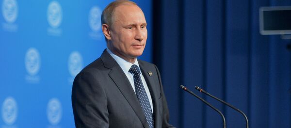 Presidente da Rússia Vladimir Putin, em Ufa - Sputnik Brasil