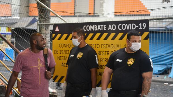 Campanha contra a COVID-19 no Rio de Janeiro  - Sputnik Brasil