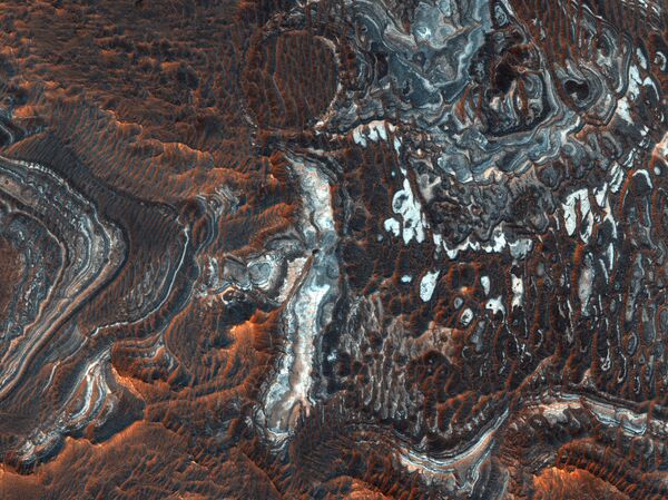 Sonda da NASA tira FOTOS inacreditáveis de 'Grand Canyon' na superfície de Marte - Sputnik Brasil