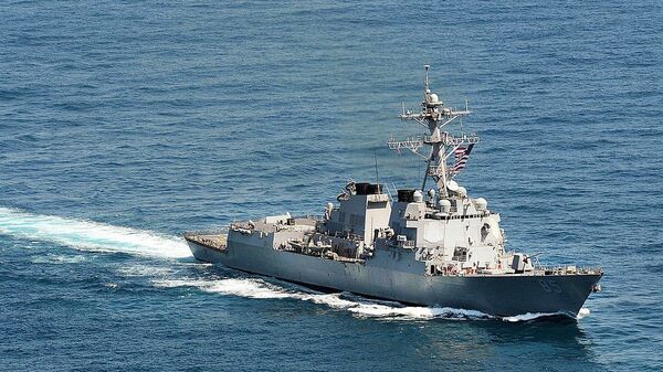 Navio de guerra USS McCampbell da Marinha dos EUA (foto de arquivo) - Sputnik Brasil