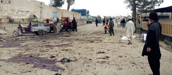 Província de Khost, no Afeganistão, em 2 de abril de 2015, data de outro atentado suicida Província de Khost, no Afeganistão, em 2 de abril de 2015, data de outro atentado suicida - Sputnik Brasil