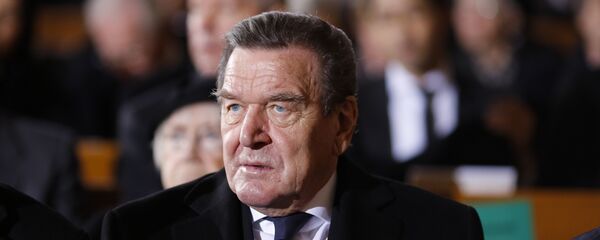 Gerhard Schroeder, ex-chanceler da Alemanha. Foto de arquivo - Sputnik Brasil