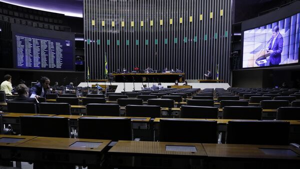 Plenário da Câmara dos Deputados em dia de votação não presencial. - Sputnik Brasil