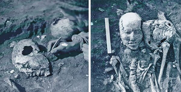 Desvendado mistério de crânio de carneiro detectado em máscara funerária de 2.000 anos (FOTOS) Desvendado mistério de crânio de carneiro detectado em máscara funerária de 2.000 anos (FOTOS) - Sputnik Brasil