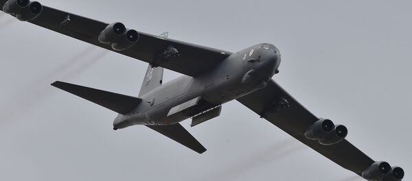 Bombardeiro B-52 da Força Aérea dos EUA Bombardeiro B-52 da Força Aérea dos EUA - Sputnik Brasil