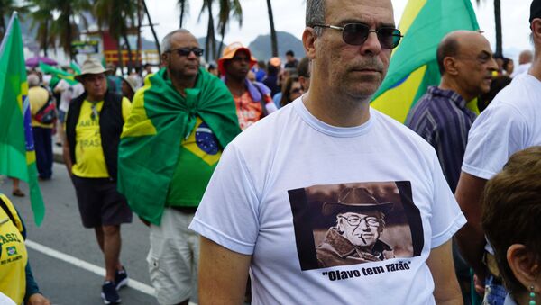 Ato em defesa da Lava Jato em Copacabana, Rio de Janeiro, em 25 de agosto de 2019.  - Sputnik Brasil