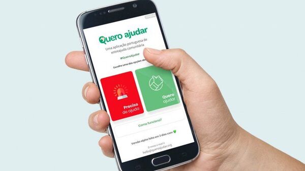 Em Portugal, brasileiros criam aplicativo que estimula solidariedade em plena pandemia - Sputnik Brasil