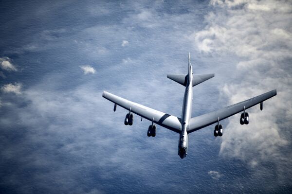 EUA enviam bombardeiros nucleares para missões de 'dissuasão estratégica' no Pacífico (FOTOS) EUA enviam bombardeiros nucleares para missões de 'dissuasão estratégica' no Pacífico (FOTOS) - Sputnik Brasil