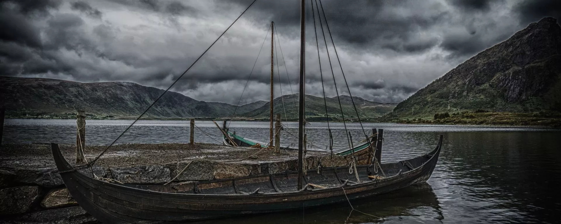 Barco viking na Noruega (imagem referencial) - Sputnik Brasil, 1920, 19.08.2024