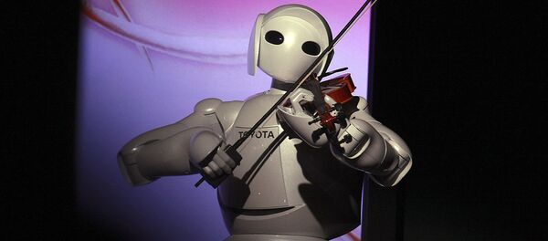 Robô The Partner toca violino. - Sputnik Brasil
