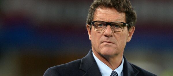 Técnico italiano Fabio Capello no comando da seleção da Rússia - Sputnik Brasil
