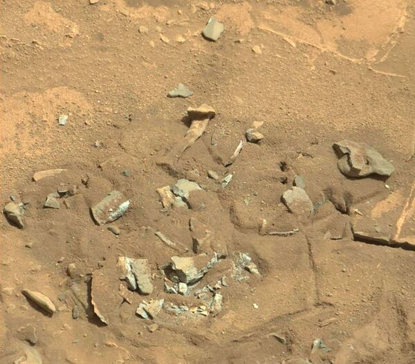 Sedimentos semelhantes a ossos de quadril humano na superfície de Marte - Sputnik Brasil