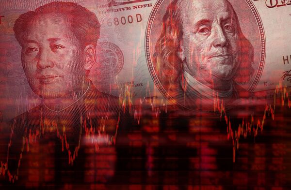 China usa sanções dos EUA para conquistar independência do dólar China usa sanções dos EUA para conquistar independência do dólar - Sputnik Brasil