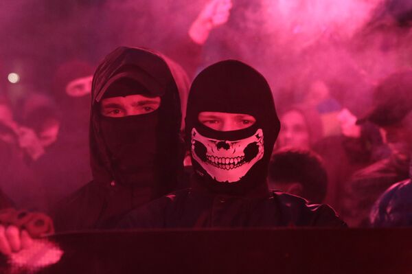 Por que bandeiras de grupos de extrema-direita da Ucrânia foram usadas em manifestação na Paulista? - Sputnik Brasil