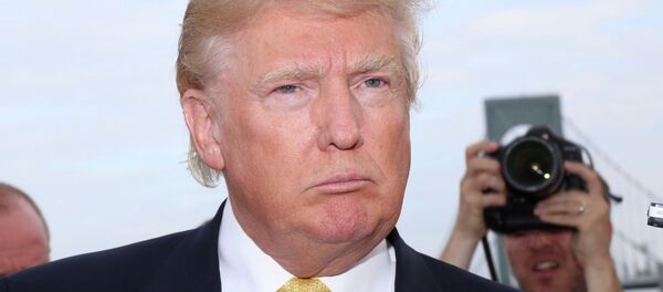 Donald Trump attends the Hank's Yanks 1st Annual Golf Classic at Trump Golf Links on Monday, July 6, 2015, in New York - Sputnik Brasil