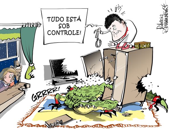 Tudo sob controle! - Sputnik Brasil