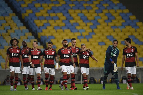 Flamengo e Bangu abrem a quarta rodada do Campeonato Carioca 2020 em jogo a portas fechadas no estádio do Maracanã durante a pandemia da COVID-19 - Sputnik Brasil
