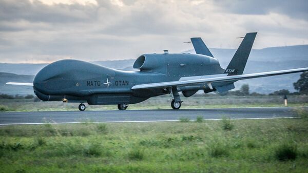 Drone RQ-4D da OTAN - Sputnik Brasil