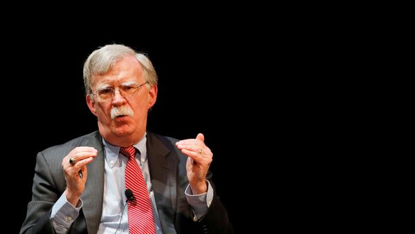 John Bolton, ex-assessor de Segurança Nacional dos EUA, fala durante palestra - Sputnik Brasil