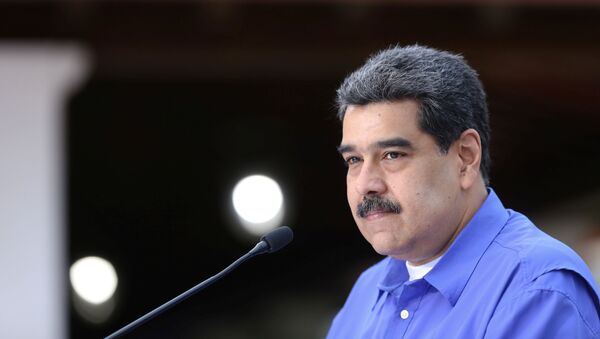 Presidente da Venezuela, Nicolas Maduro, durante evento no palácio Miraflores, na capital Caracas, 22 de junho de 2020 - Sputnik Brasil