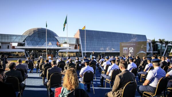 Cerimônia de inauguração do Centro de Operações Espaciais (COPE), em Brasília, em 23 de junho de 2020 - Sputnik Brasil