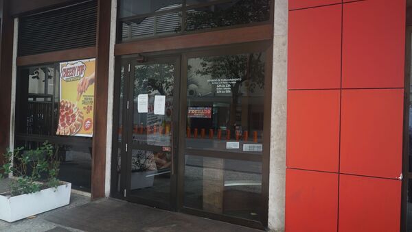 Restaurante fechado em Ipanema, Zona Sul do Rio de Janeiro - Sputnik Brasil