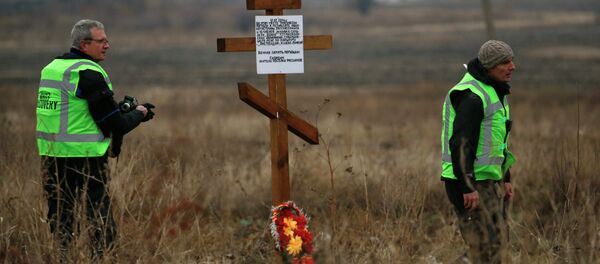 Голландские эксперты проводят работы на месте крушения малайзийского Boeing - Sputnik Brasil