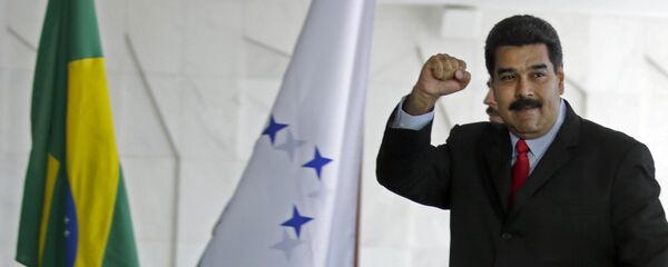 Nicolás Maduro, presidente da Venezuela, em sua chegada à Cúpula do Mercosul no Palácio do Itamaraty, Brasília, Brasil - Sputnik Brasil