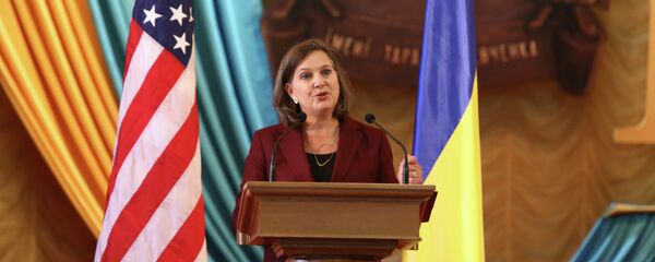 Ajudante do secretário de Estado dos EUA para Assuntos da Europa, Victoria Nuland - Sputnik Brasil