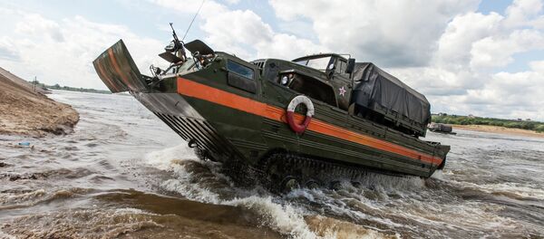 Competição militar Open Water - Sputnik Brasil