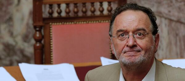 Ex-ministro da Energia da Grécia, Panagiotis Lafazanis - Sputnik Brasil