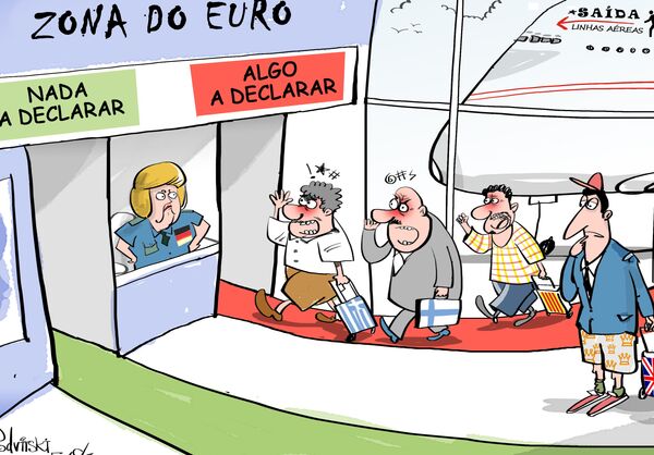 Há cada vez mais países com vontade de sair da zona do euro - Sputnik Brasil