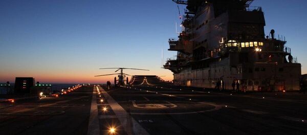 Deck do porta-aviões indiano Vikramaditya - Sputnik Brasil