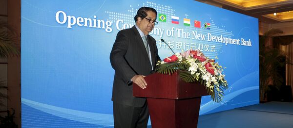 Kundapur Vaman Kamath, presidente do Novo Banco de Desenvolvimento do BRICS (NBD) Kundapur Vaman Kamath, presidente do Novo Banco de Desenvolvimento do BRICS (NBD) - Sputnik Brasil