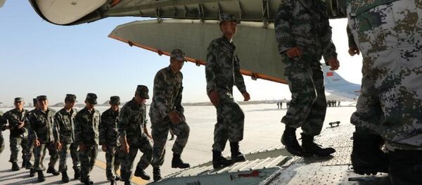 Tropas chinesas - Sputnik Brasil