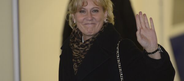 Nadine Morano chegando a um encontro com Nicolas Sarkozy, em 2 de dezembro de 2014 - Sputnik Brasil